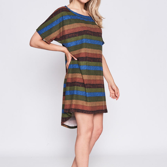Dresses & Skirts - SHORT SLEEVE ROUND NECK T-SHIRT DRESS